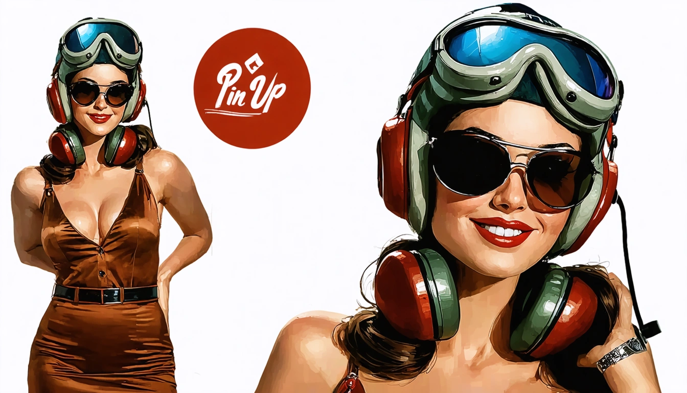 aviator Pin Up